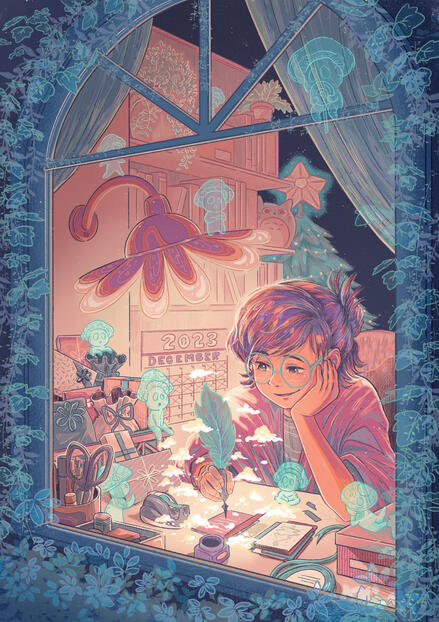 &quot;Wrapping Gifts&quot; (2023)